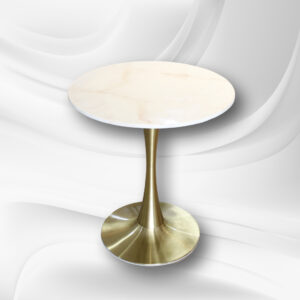 Luxe Marble-Top Bistro Table