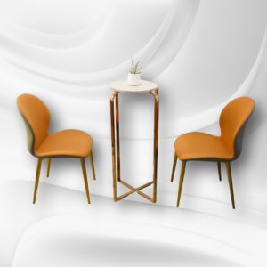 Elegant Marble-Top Accent Table Set